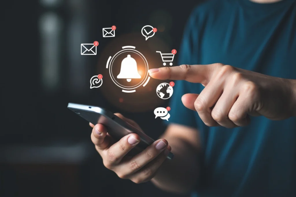 Interface mobile avec éléments sonores intégrés à l’expérience utilisateur