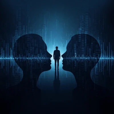 Illustration de l’audio branding montrant une identité sonore de marque construite autour d’ondes sonores et de communication digitale cohérente.